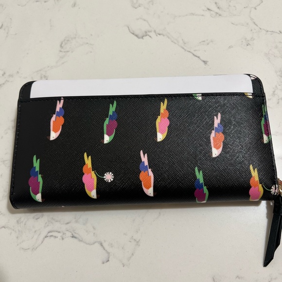 Kate Spade Silvia Flock Party large continental wallet - Picture 3 of 4